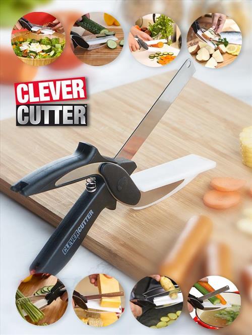 2 IN 1 SMART CLEVER CUTTER KNIFE - MatureKitchen